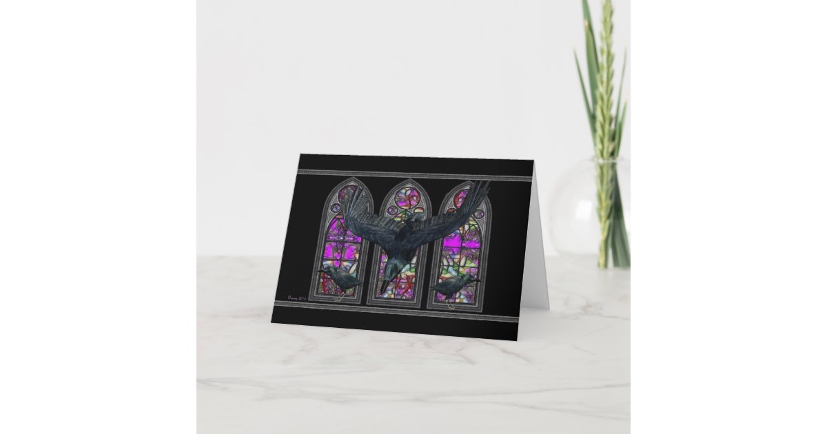 La Carte De Voeux Gothique De Joyeux Anniversaire Zazzle Fr La Carte De Voeux Gothique De Joyeux Anniversaire Zazzle Fr