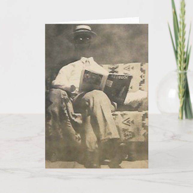 La carte de voeux invisible (Devant)