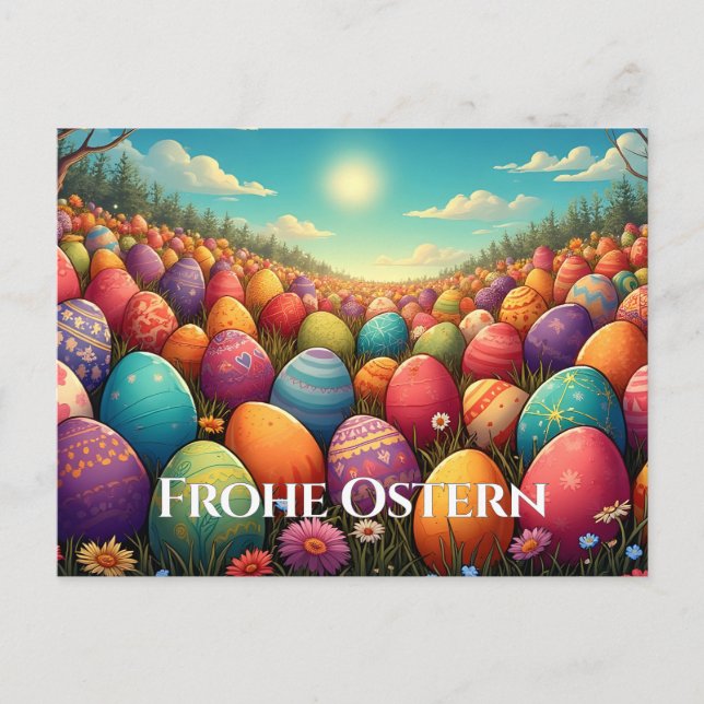 La carte de vœux magique de Pâques (Devant)