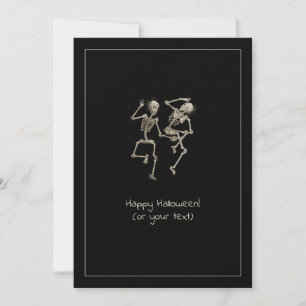 La carte d'Halloween dansante existentielle
