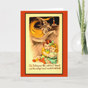 La Carte d'Halloween des sorcières