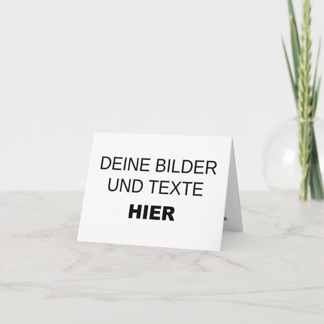 La carte elle-même (Devant)