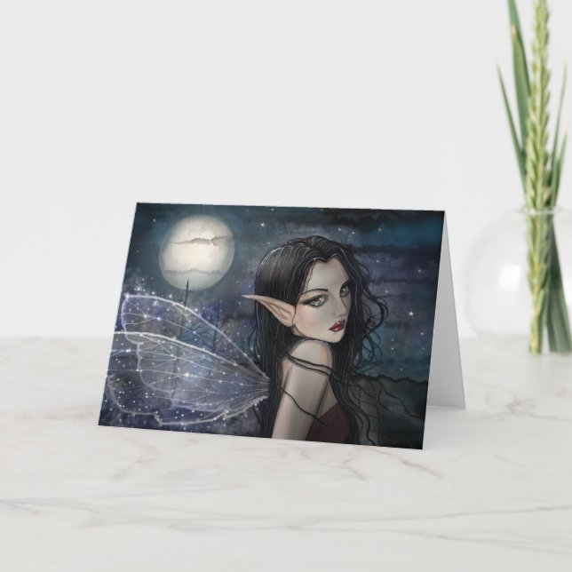 La carte féerique gothique d'heure Witching (Devant)