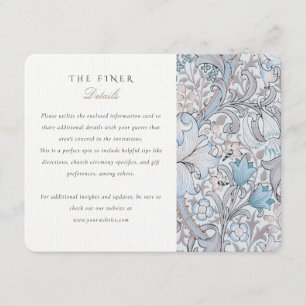 La Carte Finer Details Lilies William Morris