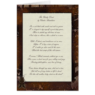 La carte heureusement morte