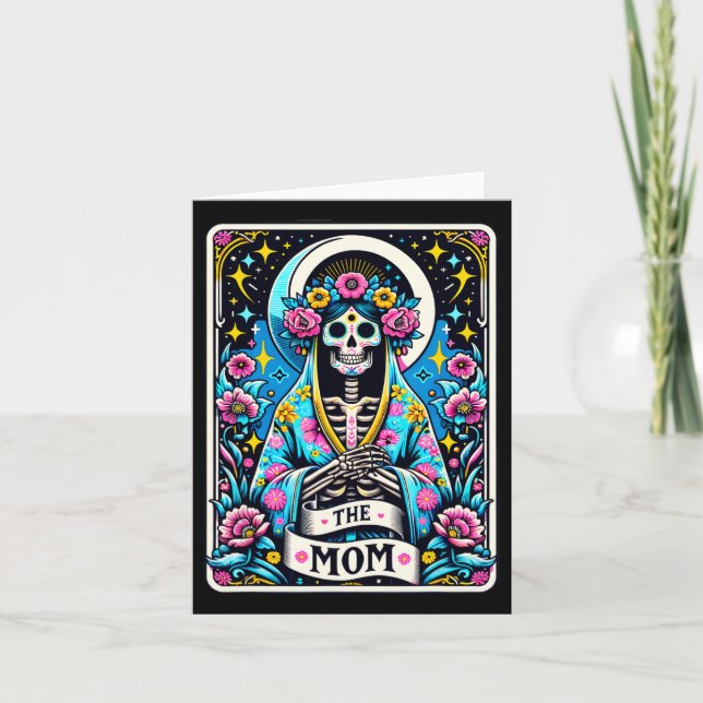 La carte mère Tarot Skeleton Mothers Day Witch Mam (Devant)