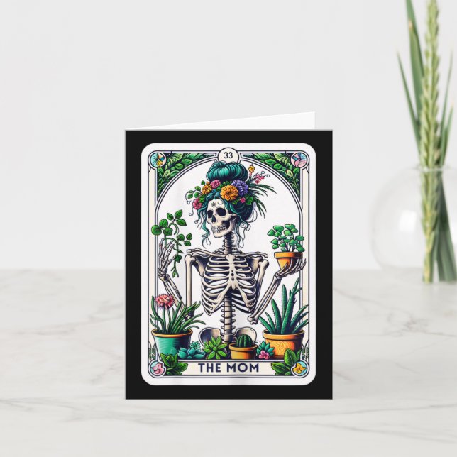 La carte mère Tarot Skeleton Mothers Day Witch Mam (Devant)
