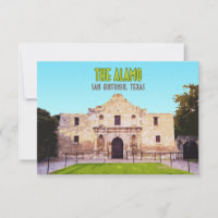 La carte plat Alamo Mission San Antonio Texas