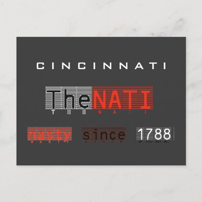 La carte postale 1788 de NATI (Cincinnati) (Devant)