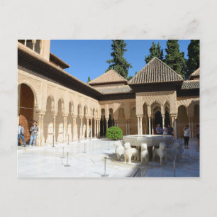 La carte postale de la Cour des Lions