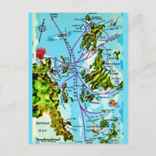 La carte postale de la Grande Barrière de corail