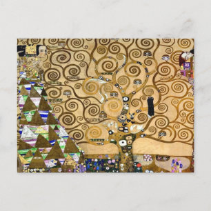La carte postale de L'Arbre de Vie de Gustav Klimt