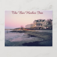 La carte postale de l'auberge de Bar Harbor