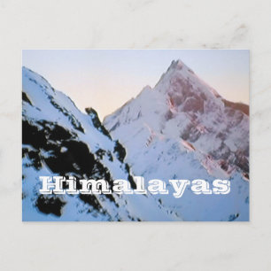 La carte postale de l'Everest de l'Himalaya