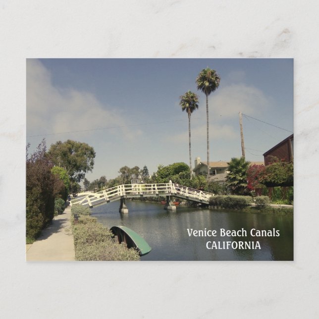 La carte postale de Venice Beach Canal ! (Devant)