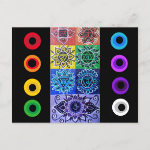 La carte postale des 7 Chakras