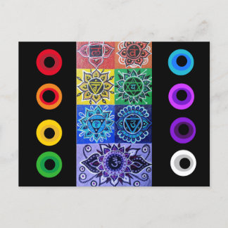 La carte postale des 7 Chakras