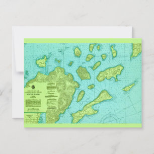 La carte postale des îles Apostle