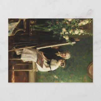 La carte postale du jeune artiste