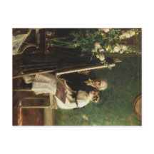 La carte postale du jeune artiste