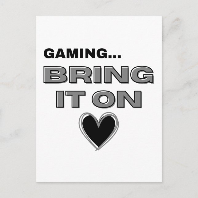 La carte postale du joueur  (Devant)