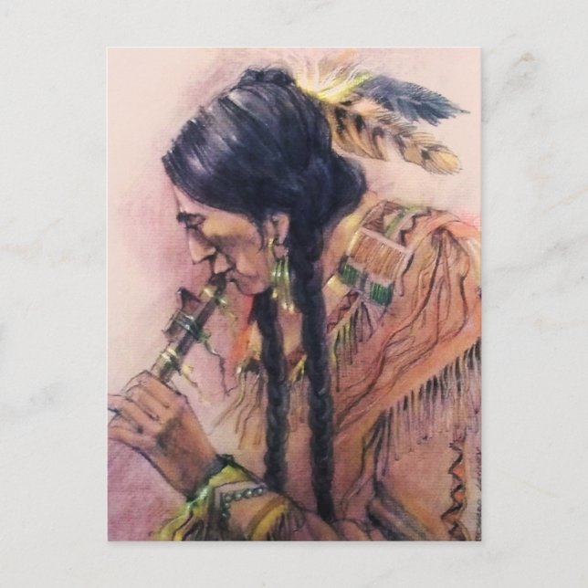 La Carte Postale du Joueur de Flûte (Devant)