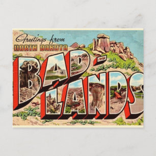 La carte postale du Parc national des Badlands
