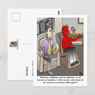 La carte postale du psychiatre du diable