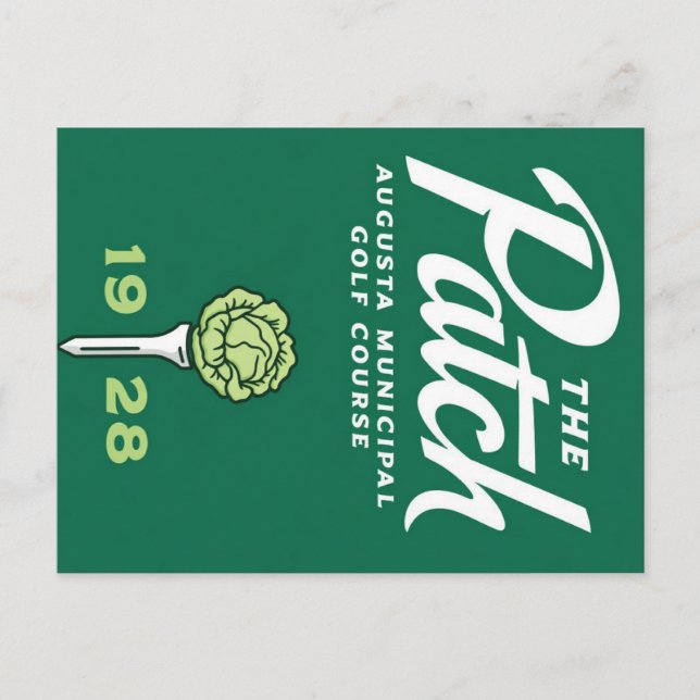 La carte postale du terrain de golf The Patch (Devant)