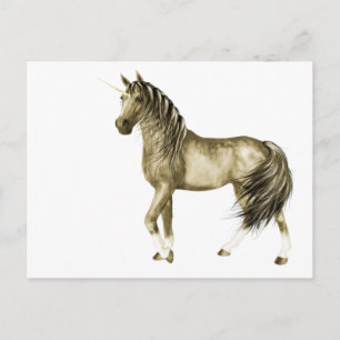 la carte postale Golden Unicorn