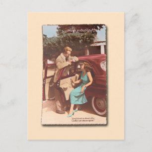 La carte postale vintage 2 de Valentine de