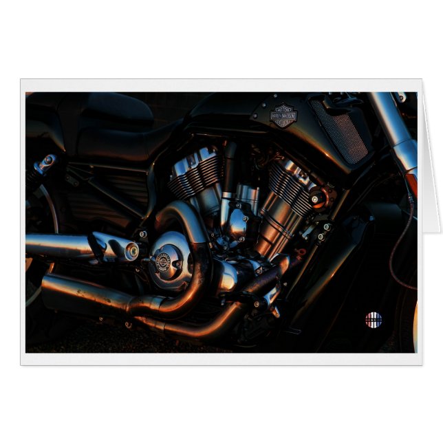 La carte rougeoyante de moteur (Devant horizontal)