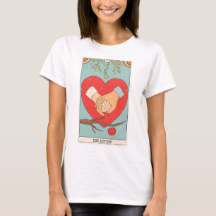 La carte tarot Lovers moderne Major Arcana T-Shirt