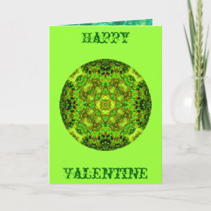 La carte Valentine "verte"
