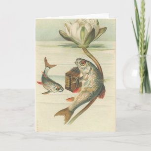 la carte vintage Singing Fish