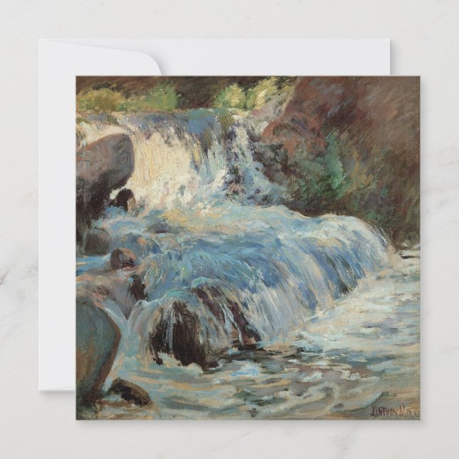 La Cascade de Twachtman, Impressionnisme Vintage (Devant)