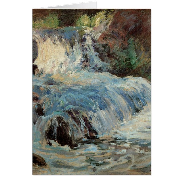 La cascade par Twachtman, l'impressionnisme Vintag (Devant)