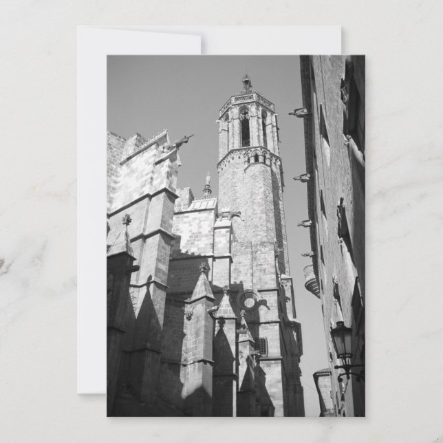 La Catedral Gargoyle Invitation (Barcelone, Espagn (Devant)