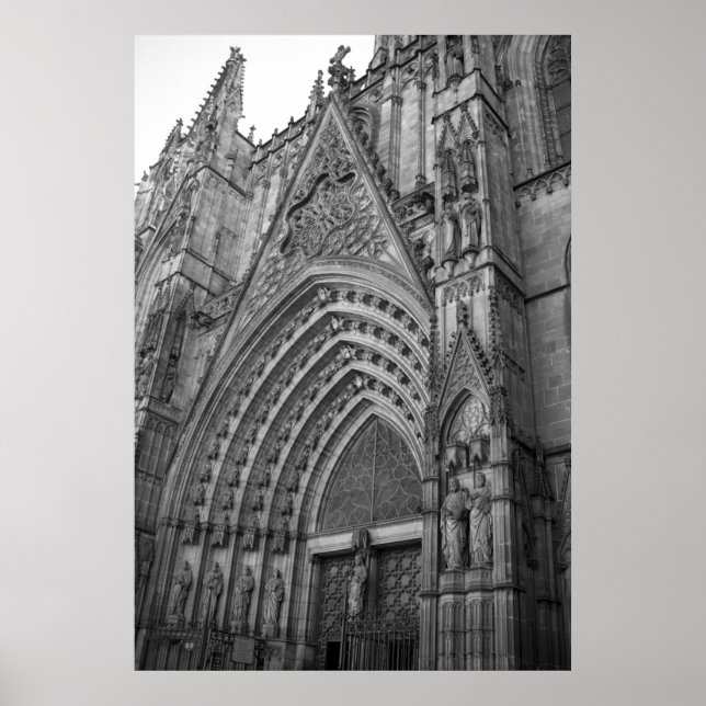 La Catedral Poster Print (Barcelone, Espagne) (Devant)