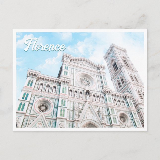 La cathédrale de Florence Italie Carte postale pho (Devant)