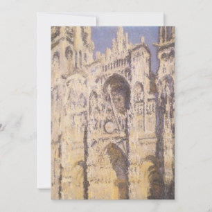 La Cathédrale de Rouen, harmonie bleue or par Clau