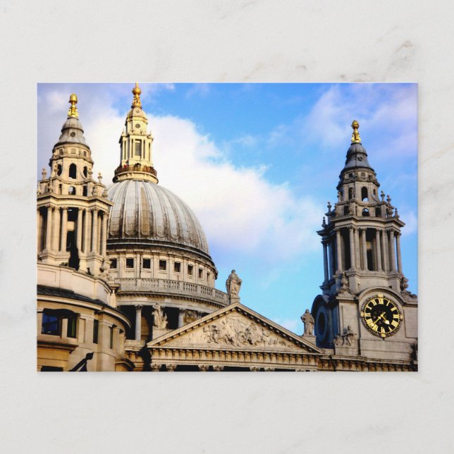 La cathédrale Saint-Paul, Londres, Carte postale (Devant)