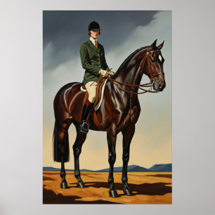 LA CAVALIÈRE - Art déco original