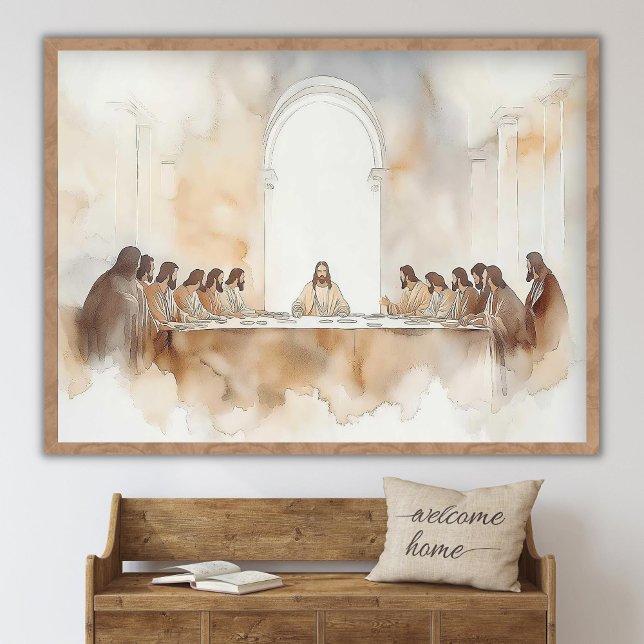 La Cène, Art mural chrétien, Image de Ch (Créateur téléchargé)