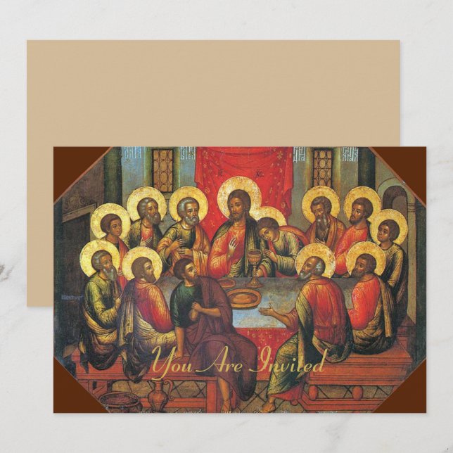 La Cène du Seigneur (Devant / Derrière)