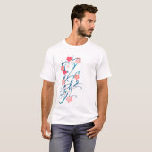 La cerise fleurit T-shirt de conceptions (Devant entier)