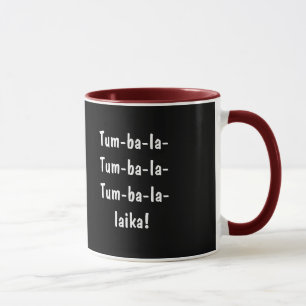 La chanson note la tasse de café de balalaïka