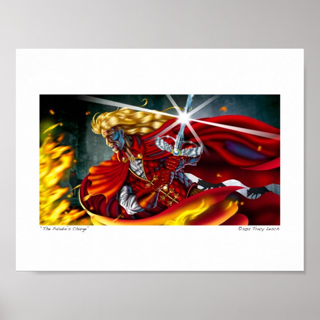 "La charge du Palais" - affiche de Tracy Lesch (Devant)