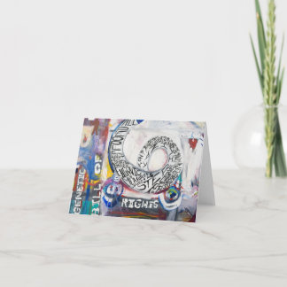 La charte génétique des droits Peinture #6 Carte