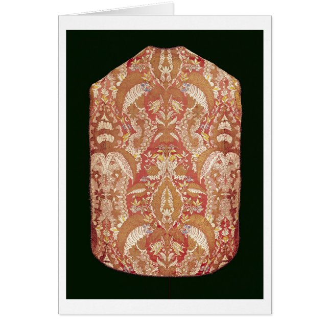 La chasuble, dentelle a modelé la soie, le (Devant)